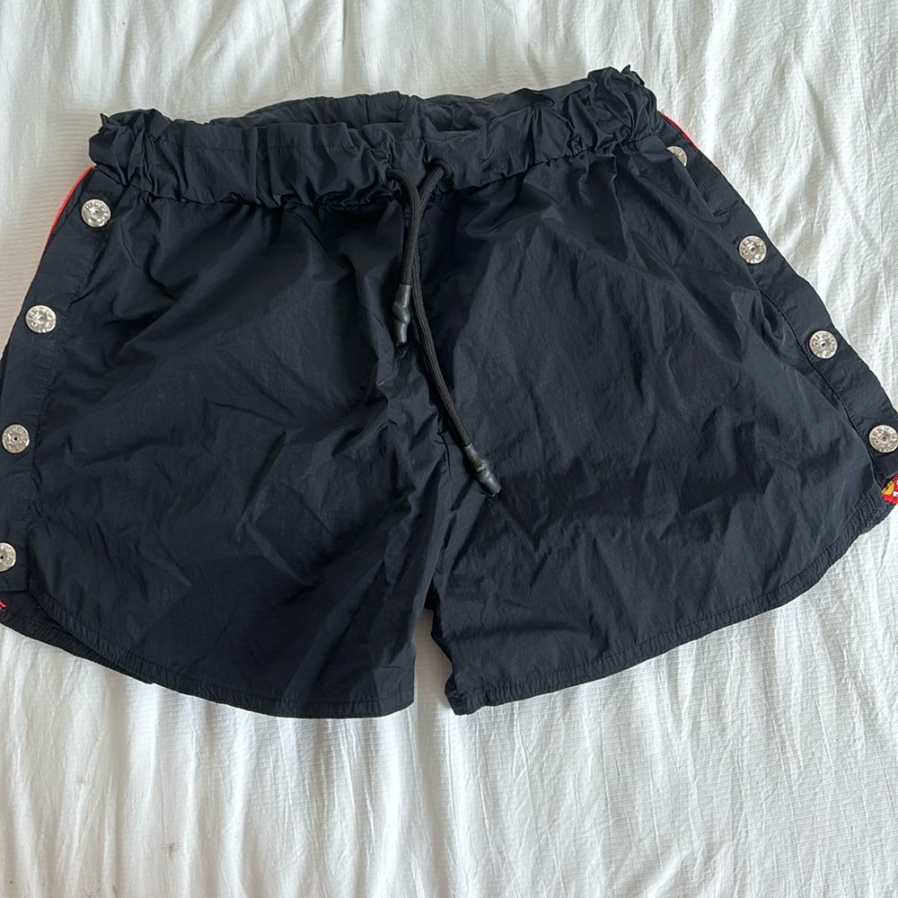 Women’s black diesel nylon shorts
